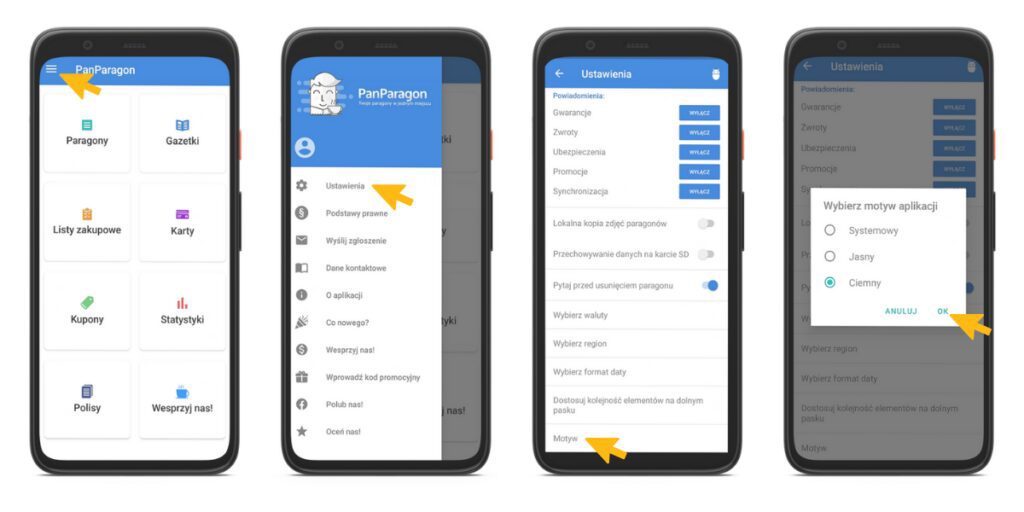 dark mode w PanuParagonie (Android)
