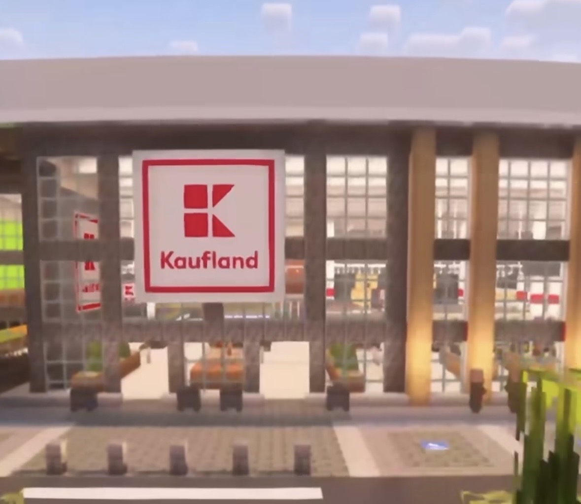Kaufland w grze Minecraft – nietypowy projekt z edukacyjnym przesłaniem 